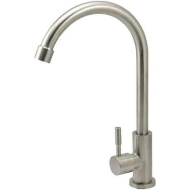 Imagem de Torneira Cozinha Banheiro Aço Inox Escovado