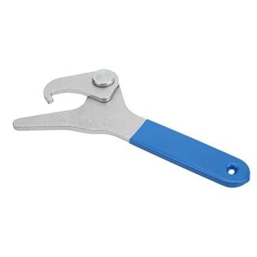Imagem de Chave inglesa de choque ajustável, ferramenta de ajuste de choque de furo suspenso de aço de alta dureza PVC antiderrapante para colares de mola de 35 mm-75 mm