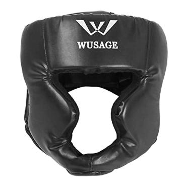 Imagem de Vaveren Capacete de, Treinamento de MMA, Capacete de Muay Thai Acolchoado, Kickboxing, Sparring, Artes Marciais, Karatê, Capacete de Taekwondo, preto s
