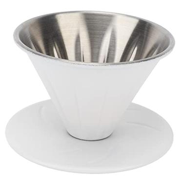 Imagem de Gotejador de café, copo de filtro de café manual, funil, caneca, gotejador, acessórios para máquina de café para restaurante doméstico, filtros de café descartáveis