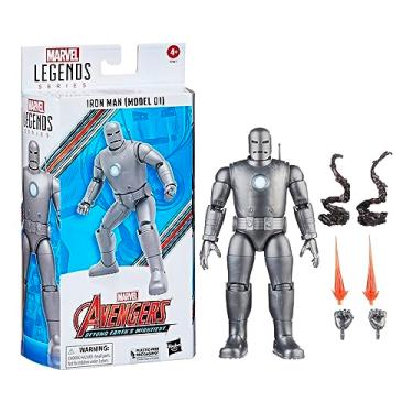 Imagem de Marvel, Action Figure, Homem de Ferro Modelo 01, Vingadores, 60° Aniversário, Legends Series - Figura Retrô com 15 cm - A partir de 4 Anos
