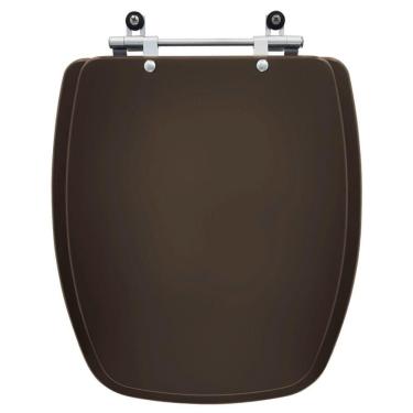 Imagem de Assento Sanitário Stylus Marrom Café para vaso Celite