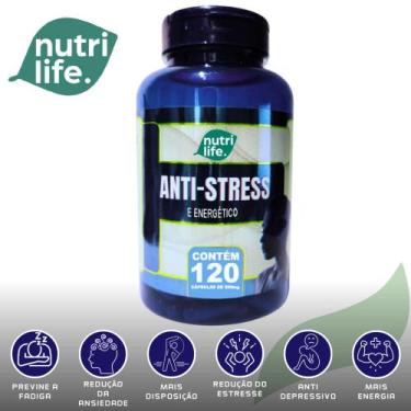 Imagem de Nutrilife Anti-Stress E Enérgico - 120 Cápsulas 500Mg - Bem Estar