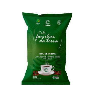 Imagem de Kit 3X: Café Familiar da Terra Orgânico Moído Coopfam 500g
