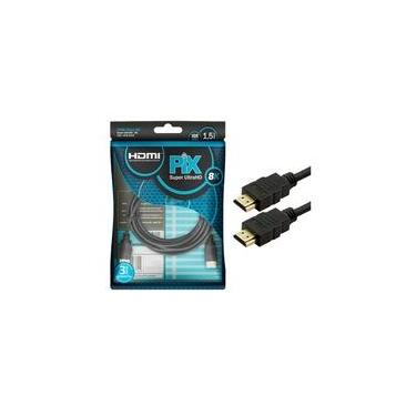 Imagem de Cabo HDMI 2.1 PIX, 8K HDR 19P, 30AWG, 1.5M - 018-1015