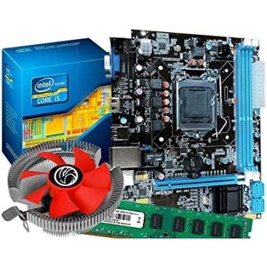 Imagem de Kit Upgrade Intel Core I5 Placa Mãe H61 Lga1155 8gb Ddr3 Ram Cooler Pasta Térmica