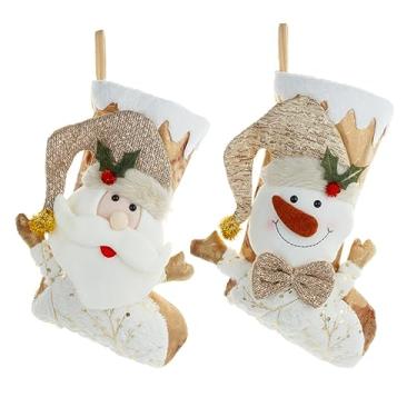 Imagem de Anneome 2 Peças Saco De Presente De Decoração De Natal Decoração De Decorativo Meia De Natal Festival Meia De Natal Árvore De Natal Meia Pendurada Árvore De Natal Pano De Decoração
