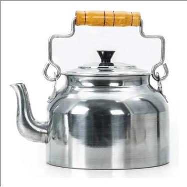 Imagem de Chaleira Tipo Bule Alumínio Polido 2.9 Litros Para Chá Café