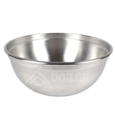 Imagem de Saladeira Bacia N°22 Tigela Cubeta Em Alumínio Polido 2,2 L
