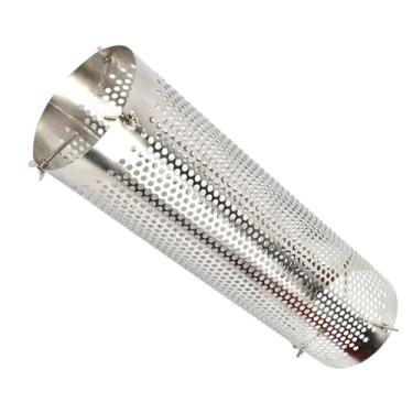 Imagem de Amagogo Fogão de barraca tubo de chaminé malha lareira chaminé tampas de chuva tubo de escape resistente a altas temperaturas rede de proteção de chaminé de acampamento