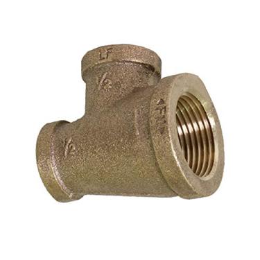 Imagem de Supply Giant CSSU1003 3,8 cm x 1,27 cm T redutor sem chumbo três tamanhos com extremidades roscadas fêmeas, estrutura de latão, maior resistência à corrosão, econômico e fácil de instalar, 11