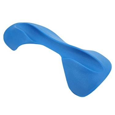 Imagem de HERCHR Almofada de barra, almofada de ombro para agachamento de halteres TPE barra olímpica protetor de pescoço para pulmões agachamentos impulso de quadril (azul)