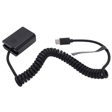 Imagem de Bateria fictícia decodificada, tipo C 9V / 12V estável FW50 bateria fictícia para A6000 A6500 A9 A7 para câmera digital