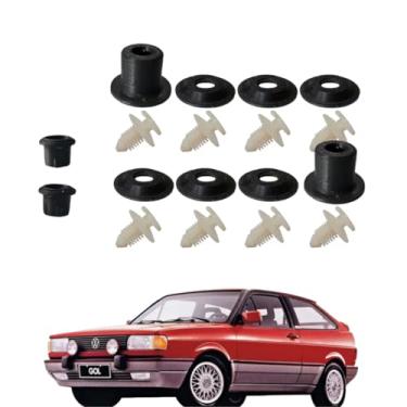 Imagem de Kit Presilha Roseta Pino Ombreira Gol Parati Saveiro Voyage