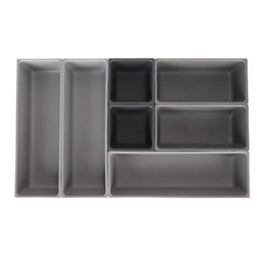 Imagem de Organizador De Gaveta De Talheres MOUMOUTEN - Bandeja Organizadora De Utensílios Suporte De Talheres De Grande Capacidade Bandeja De Talheres De Plástico Bandeja De Armazenamento De Talheres Organizad