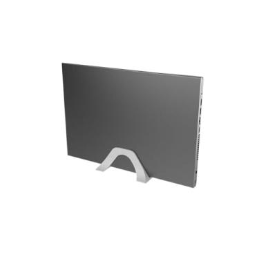 Imagem de Suporte Compatível Com Notebook Fechado Vertical P/Mesa (Branco)