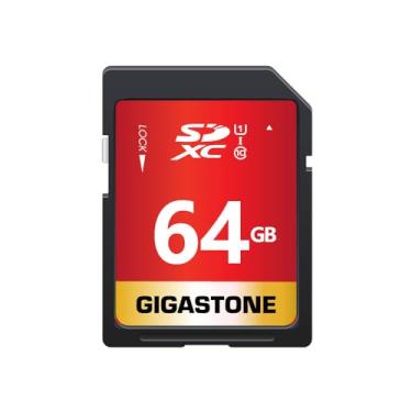 Imagem de Gigastone Cartão SD de 64 GB UHS-I U1 Classe 10 SDXC Cartão de memória de alta velocidade Full HD Video Canon Nikon Sony Pentax Kodak Olympus Câmera digital Panasonic