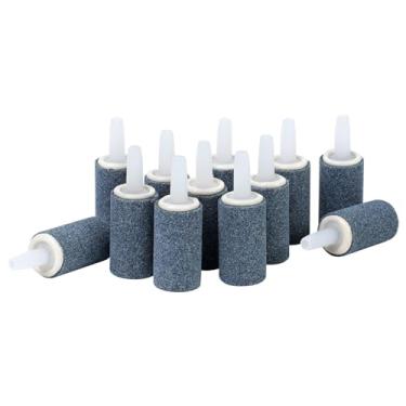 Imagem de AQUANEAT Pacote com 12 pedras de ar de aquário de 2,5 cm, pedra bolha, difusor de bolhas de ar, acessórios de bomba de ar para aquários, aquários e hidroponia