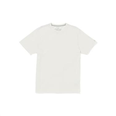 Imagem de Volcom Camiseta masculina Soild Modern Fit Blank manga curta, Off-white, M