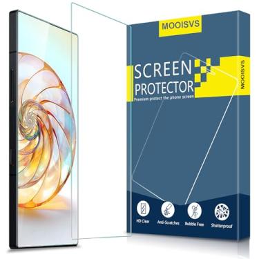 Imagem de MOOISVS Pacote com 2 películas protetoras de tela de vidro temperado Nubia Z60, película de vidro temperado, dureza 9H, antiarranhões, protetor de tela antiimpressões digitais