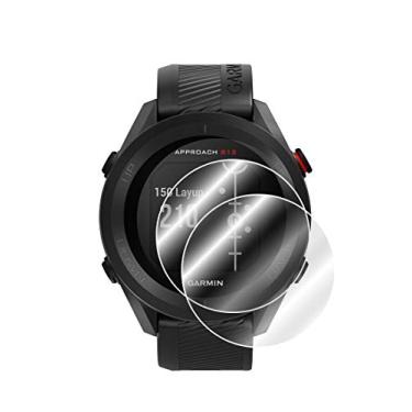 Imagem de IPG Protetor de tela para relógio de golfe Garmin Approach S12 Premium GPS (2 unidades) Película transparente ultra HD invisível antiarranhões - suave/autorreparação/sem bolhas - para S12