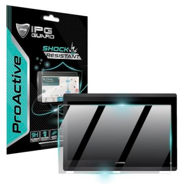 Imagem de IPG Protetor de tela ProActive para Garmin GPSMAP 1623 Combo GPS/Fishfinder 16 polegadas com rigidez de 9H, vidro suave ao toque, ultra responsivo, alta clareza, antiarranhões e à prova de choque para