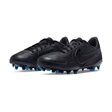 Imagem de NIKE Tênis infantil unissex Jr. Tiempo Legend 9 Club Mg, Preto Preto Summit Branco Lt Foto Azul, 5 UK Child