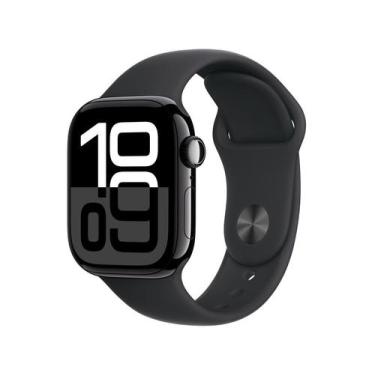 Imagem de Apple Watch Series 10 Gps + Cellular Caixa Preta Brilhante De Alumínio