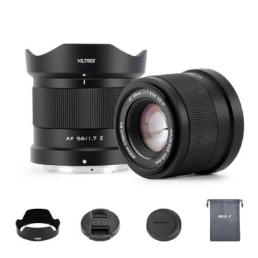 Imagem de VILTROX Lente de câmera SLR 56 mm F1.7 Z-Mount AF APS-C grande abertura grande angular formato de foco automático lente retrato para Nikon Z5 Z50 Z6 Z6II Z7 Z7II ZFC Z30 Z9 Z8 ZF