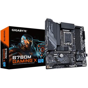 Imagem de Placa Mãe Gigabyte B760M GAMING X Intel LGA1700 Chipset B760 4xDDR5 mATX