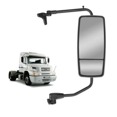 Imagem de Espelho Retrovisor p MB 2638 LS Convexo Bifocal Lado Direito - Fabbof