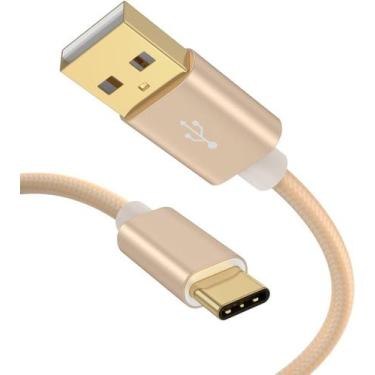 Imagem de Cabo USB C USB A 60w (20V/3A) 480mbps nylon Premium 1,5 metr - Bolaazu