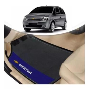 Imagem de Kit 4 Tapete De Carro Gm Meriva Bordado Personalizado Símbolo - LM MAG