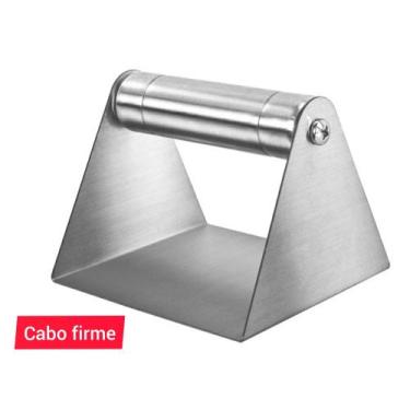 Imagem de Prensador de hamburguer smach inox para chapa de lanche italima