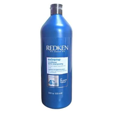Imagem de Condicionador Profissional de Reconstrução Redken Extreme 1L - Cabelos