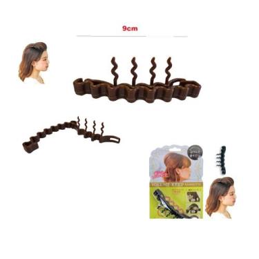 Imagem de 2 Acessórios Pente Volume para Cabelo preto e marrom - Lynx Produções 