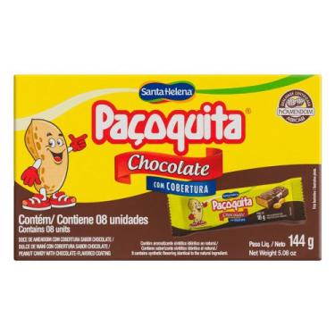 Imagem de Paçoquita Santa Helena com Cobertura Chocolate 144g