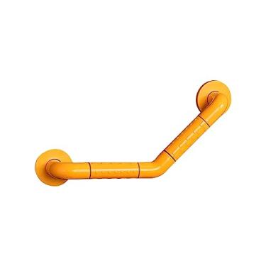 Imagem de Barra de apoio para banheiro de 8 x 8 gadas com círculo inclinado para vaso sanitário, chuveiro, banheira, suporte para deficientes, barra de apoio, corrimão de aço idável para paredes de escada