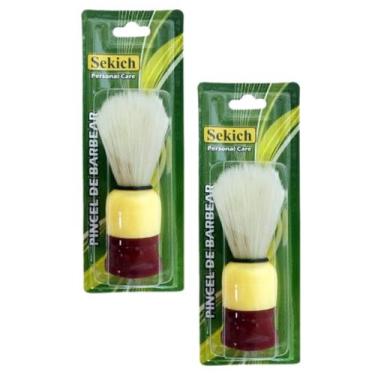 Imagem de Kit 2 Pincel De Barbear 979BM - Sekich