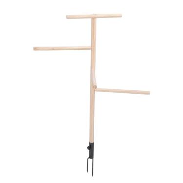 Imagem de Poleiro de Frango, Barras de Poleiro de Frango de Frango Suporte de Poleiro de Pintinhos de Madeira Brinquedos de Enriquecimento de Frango Com Plugue de Aterramento de Ferro