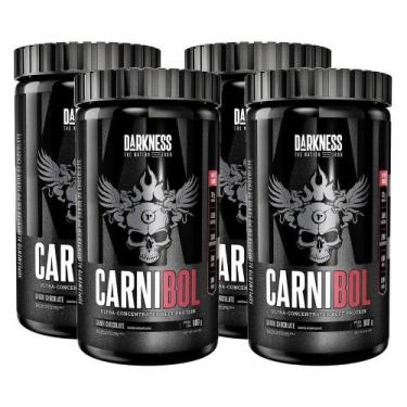 Imagem de Combo 4x Carnibol Isolado Hidro Chocolate 900g Integramedica - Integra