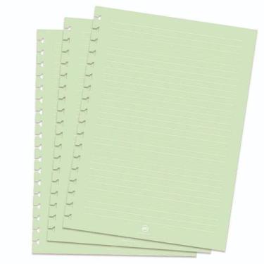Imagem de Refil Pautado P/CADERNO SMART Colegial 48 Folhas Verde DAC