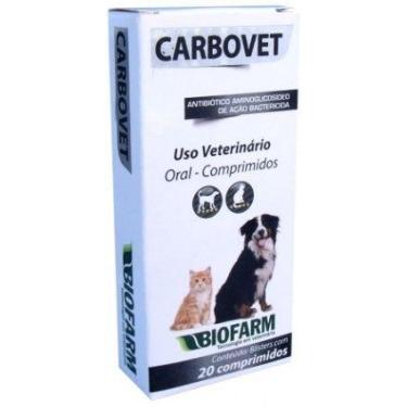 Imagem de Carbovet Cães e Gatos 20 Comprimidos - Biofarm
