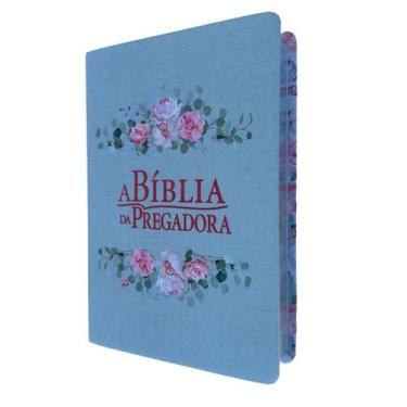 Imagem de Biblia da Pregadora media verde Flores com estudos - CENTRAL