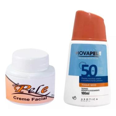 Imagem de Kit Creme Facial Clareador Nova Pele 25g + Protetor Solar Nova Pele Fp