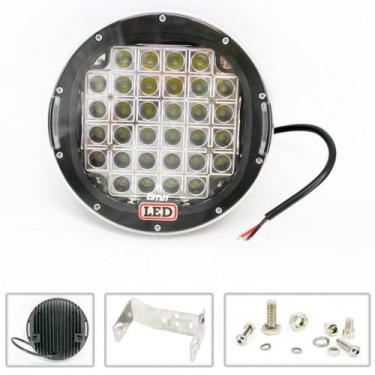 Imagem de Farol Led Auxiliar Completo 32 leds SMD 6000K 96W Cristal - DNI