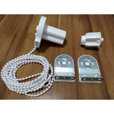 Imagem de Kit 38mm com corrente para cortina rolô - peças reparo - OFIR