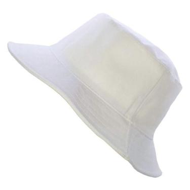 Imagem de Chapéu Bucket Hat Cata Ovo Liso Várias Cores - Rei dos Chapéus, Branco