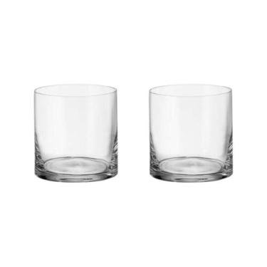 Imagem de Copo Baixo De Cristal Bohemia Para Whisky 410 ml Larus 2 Peças - Bohem