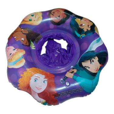 Imagem de Boia Inflável Redonda Infantil Para Bebê Piscina Princesas Nadar Verão
